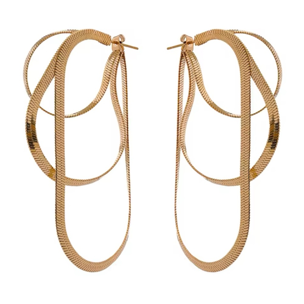 3 Chain Earrings